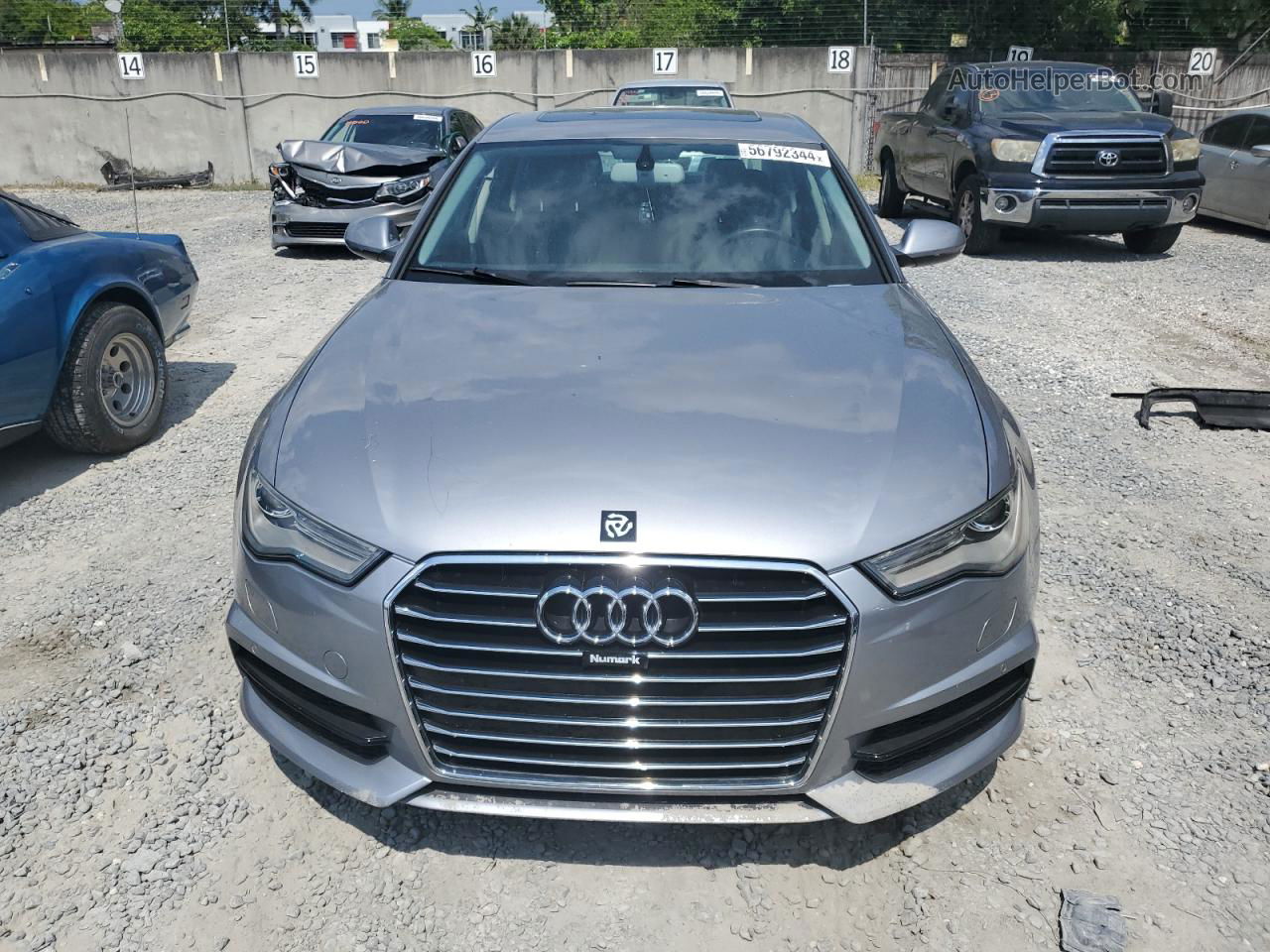 2017 Audi A6 Premium Gray vin: WAUC8AFC7HN134495