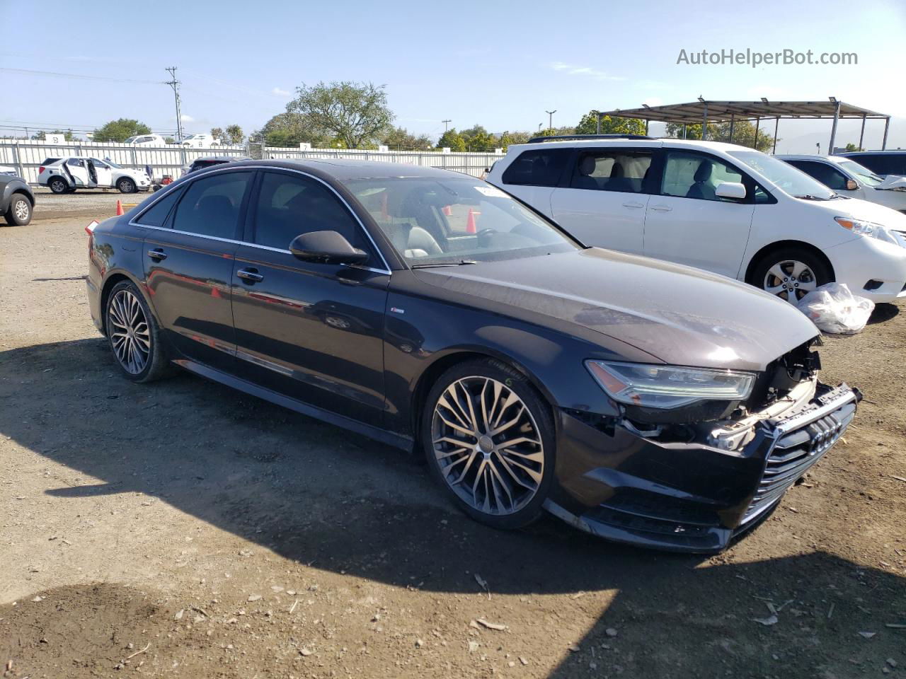 2017 Audi A6 Premium Gray vin: WAUC8AFCXHN066175