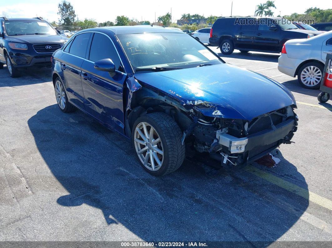 2015 Audi A3 1.8t Premium Синий vin: WAUCCGFF0F1020693