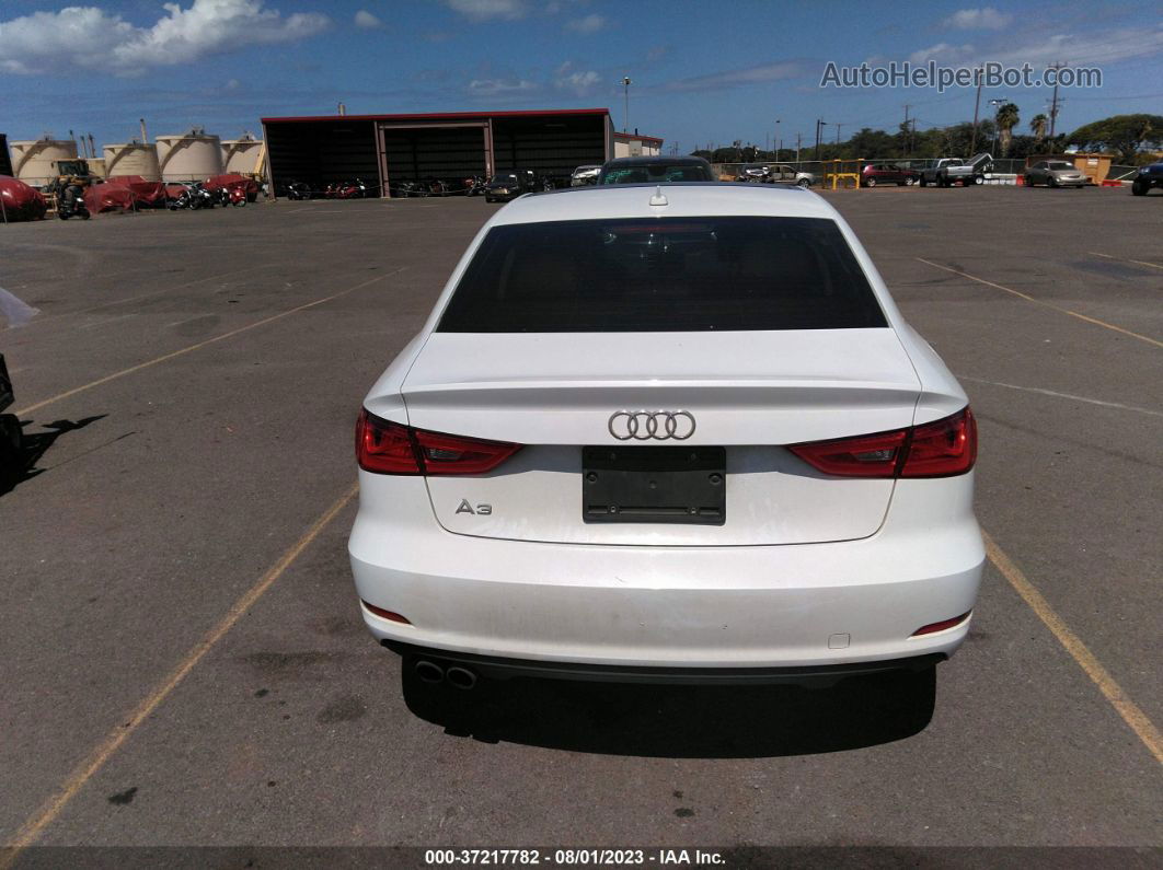 2015 Audi A3 1.8t Premium White vin: WAUCCGFF1F1007693