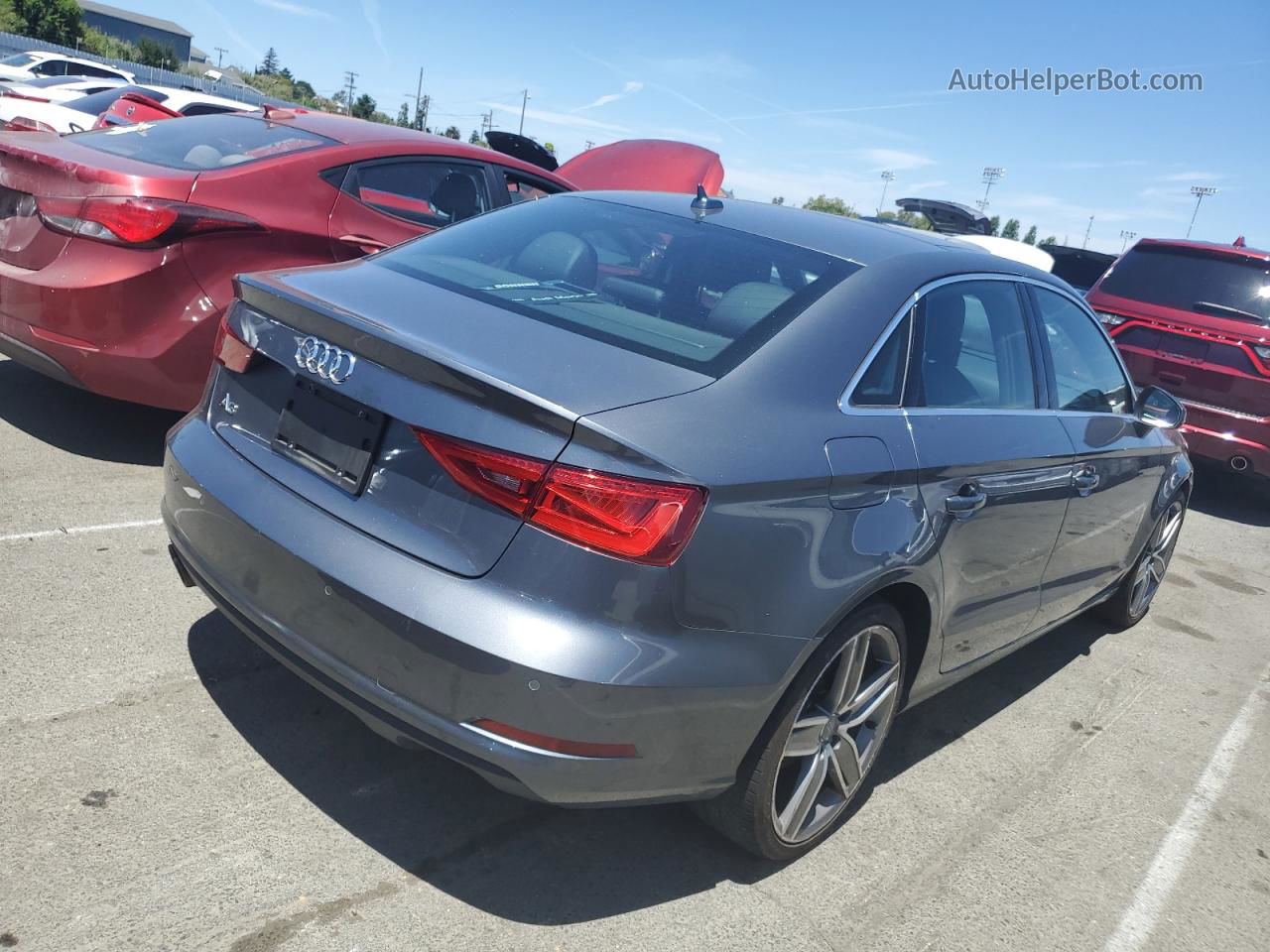 2015 Audi A3 Premium Plus Gray vin: WAUCCGFF1F1075914