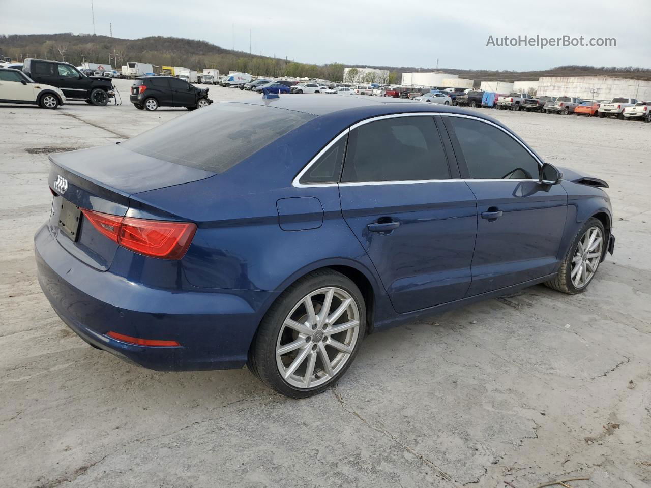 2015 Audi A3 Premium Plus Синий vin: WAUCCGFF5F1133507