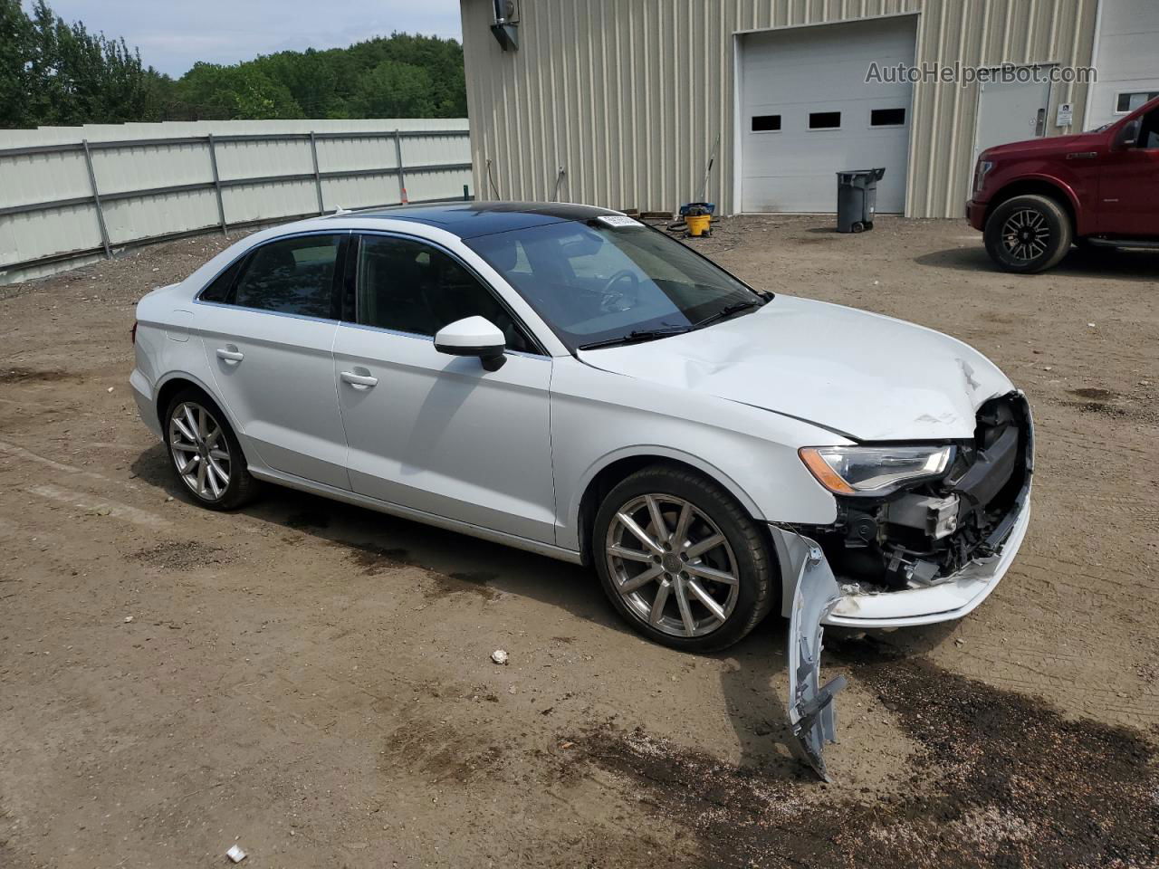 2015 Audi A3 Premium Plus White vin: WAUCCGFF7F1026071