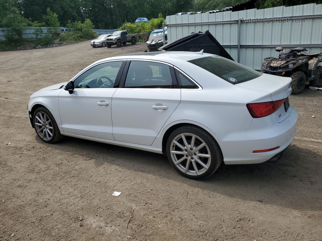 2015 Audi A3 Premium Plus White vin: WAUCCGFF7F1026071