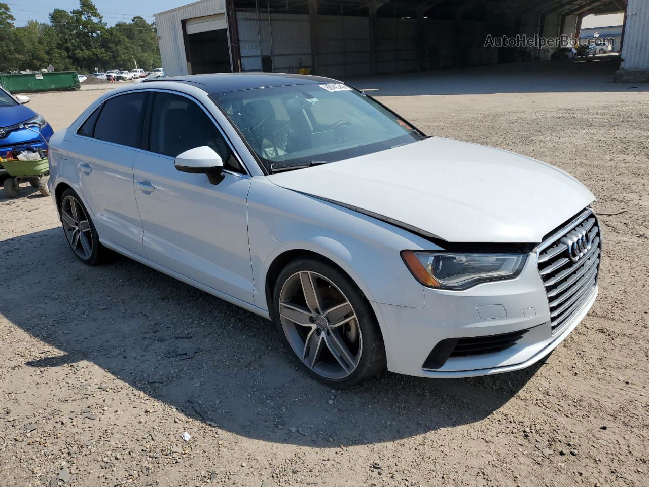 2015 Audi A3 Premium Plus White vin: WAUCCGFF7F1062665