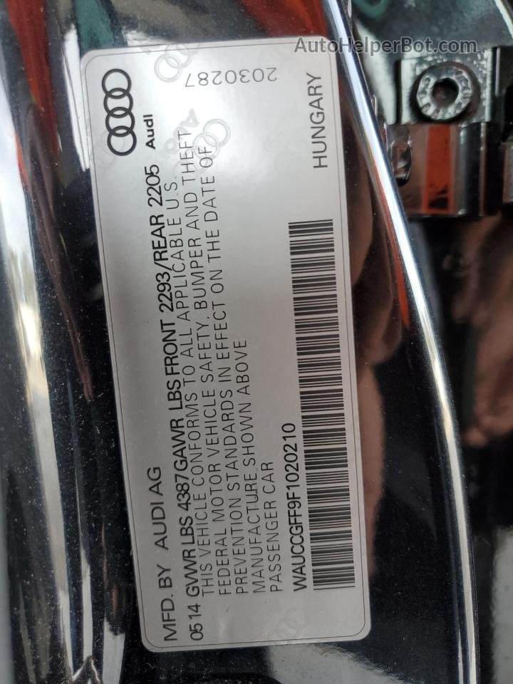 2015 Audi A3 Premium Plus Black vin: WAUCCGFF9F1020210
