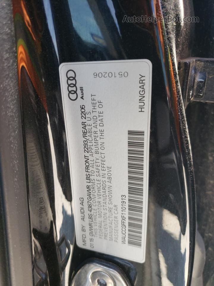 2015 Audi A3 Premium Plus Черный vin: WAUCCGFFXF1101913