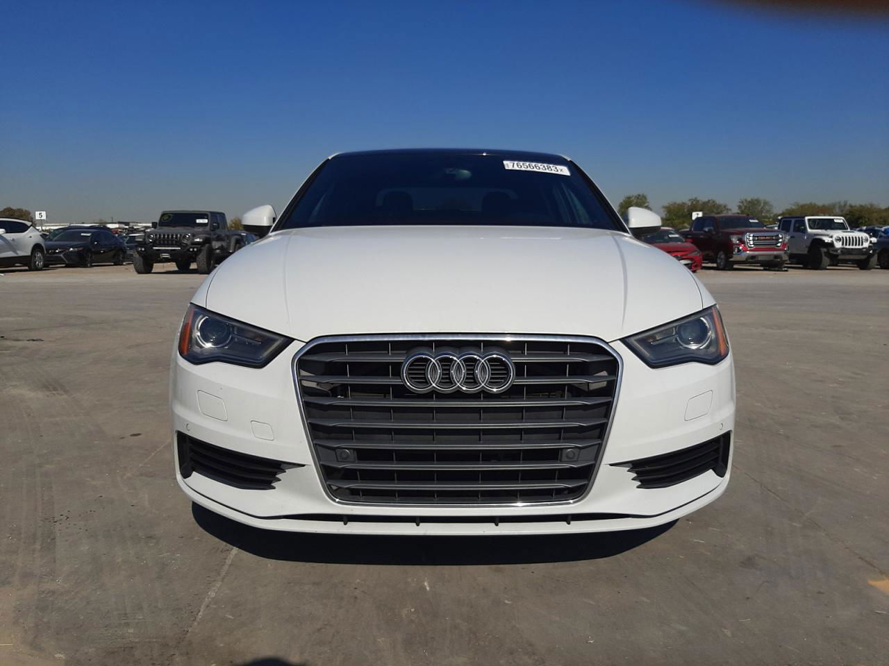 2015 Audi A3 Premium Plus White vin: WAUCCGFFXF1116248