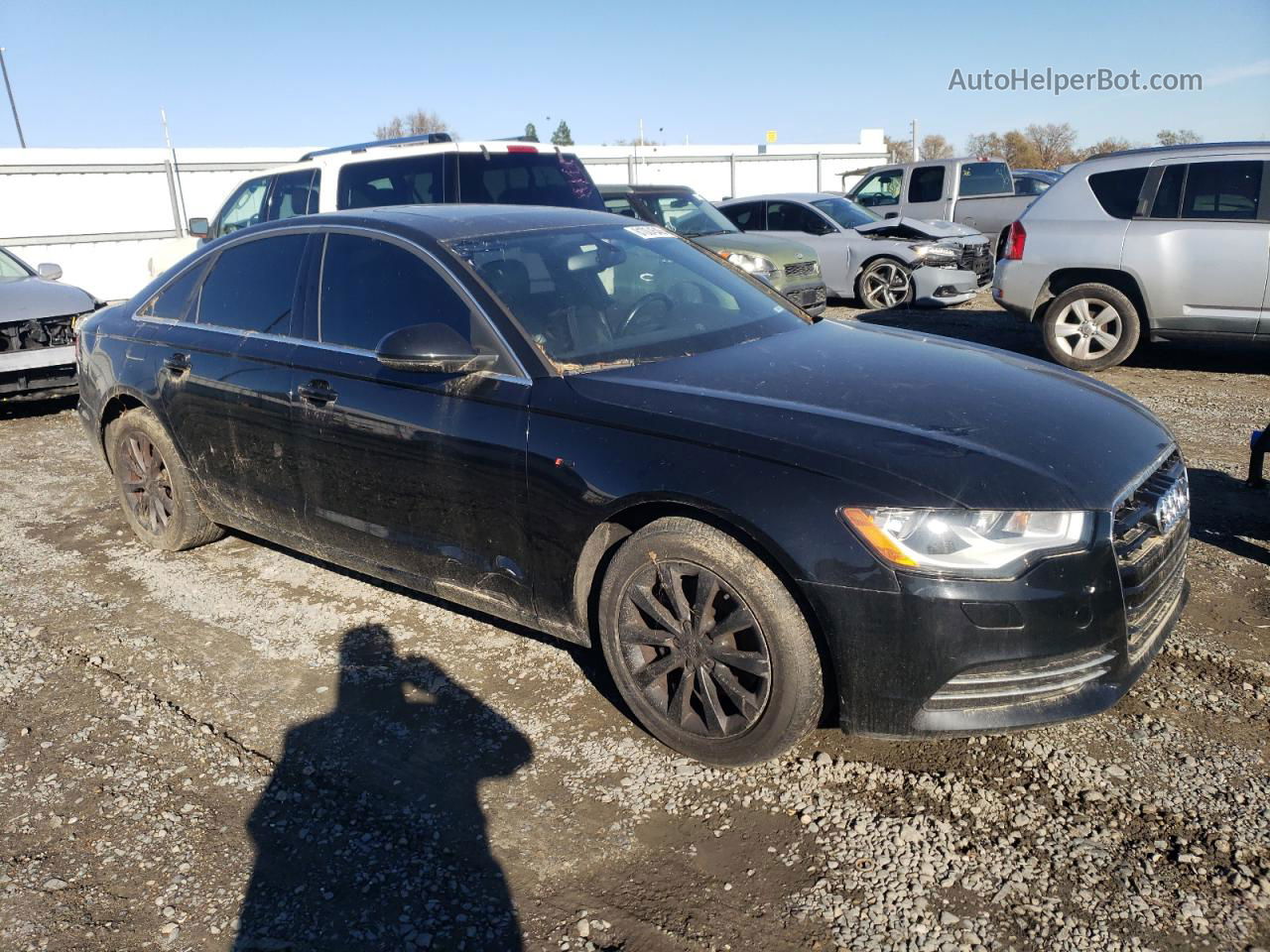 2013 Audi A6 Premium Черный vin: WAUCFAFC3DN153724