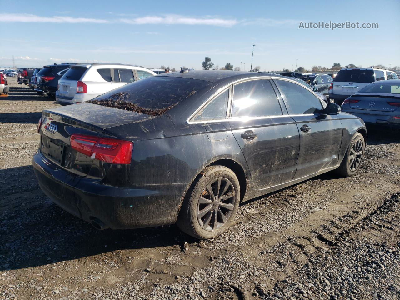 2013 Audi A6 Premium Black vin: WAUCFAFC3DN153724