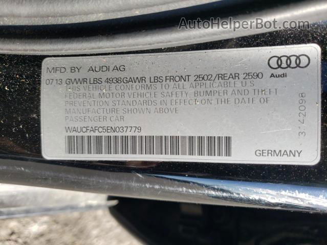 2014 Audi A6 Premium Черный vin: WAUCFAFC5EN037779