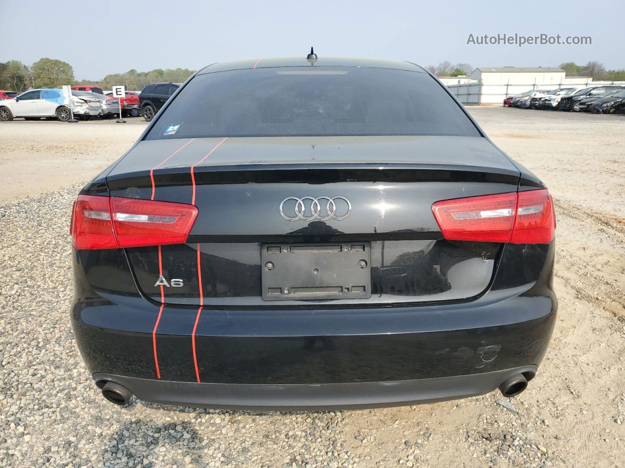 2013 Audi A6 Premium Черный vin: WAUCFAFC6DN021945