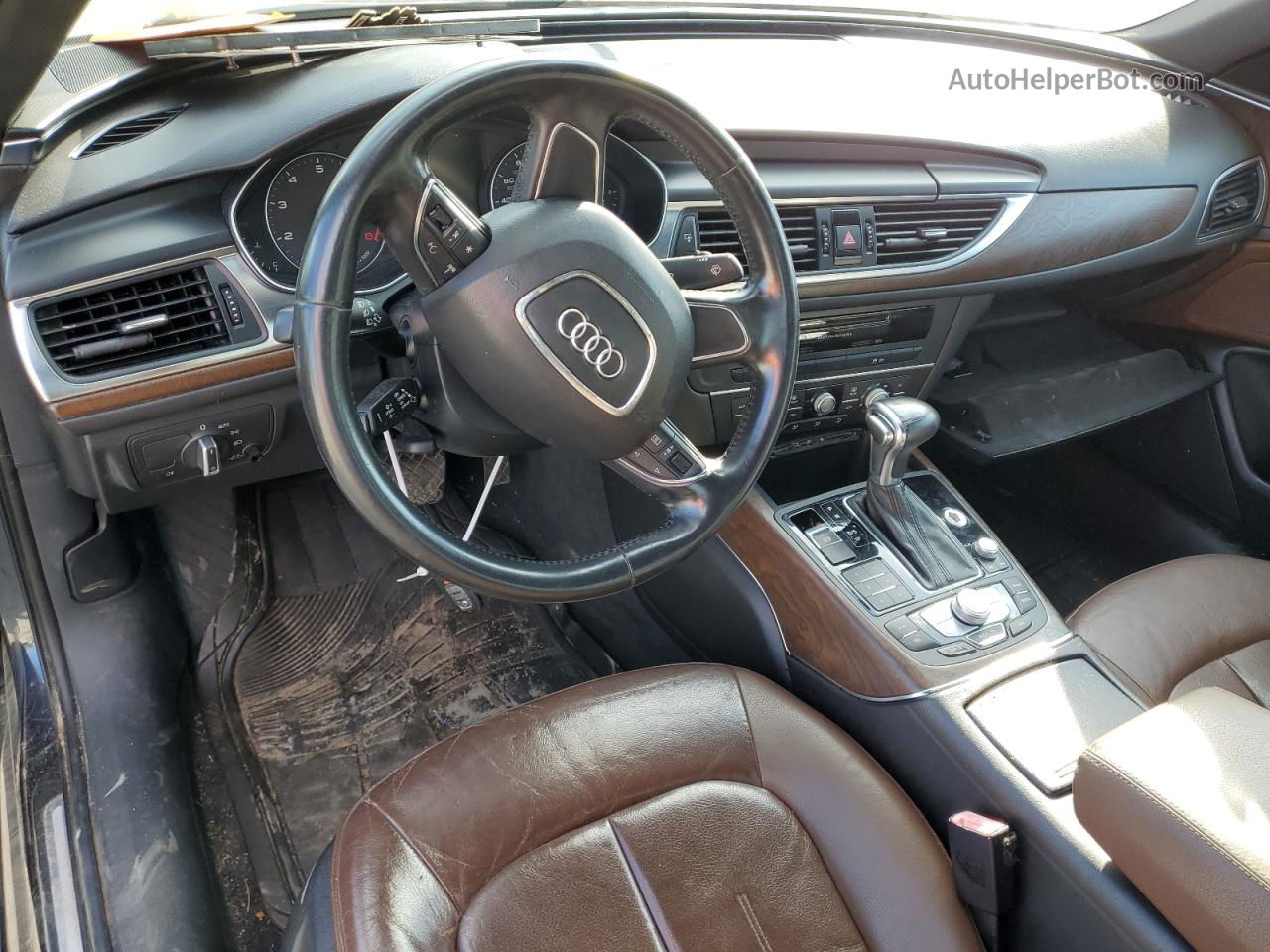 2014 Audi A6 Premium Черный vin: WAUCFAFC7EN043518