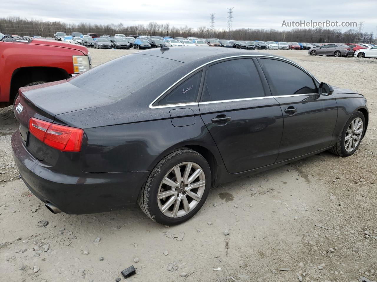 2014 Audi A6 Premium Черный vin: WAUCFAFC8EN090332