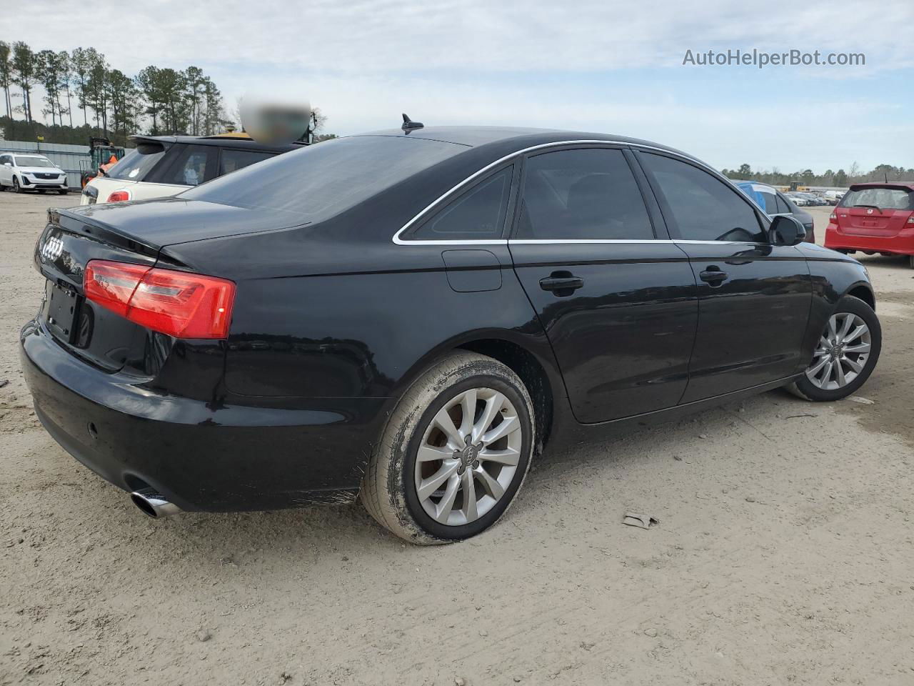 2013 Audi A6 Premium Черный vin: WAUCFAFCXDN130120