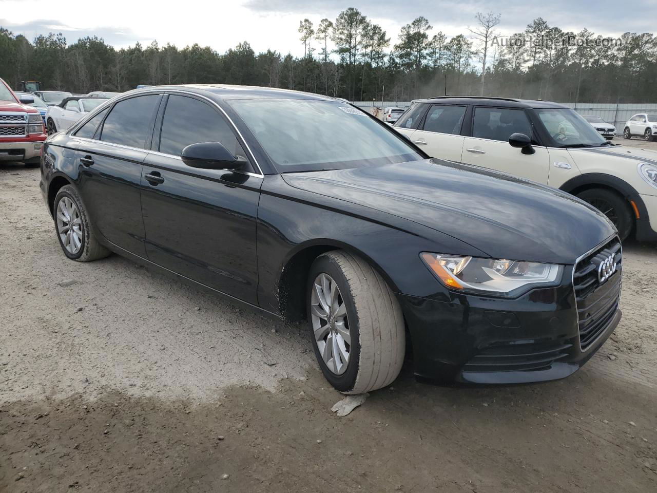 2013 Audi A6 Premium Black vin: WAUCFAFCXDN130120