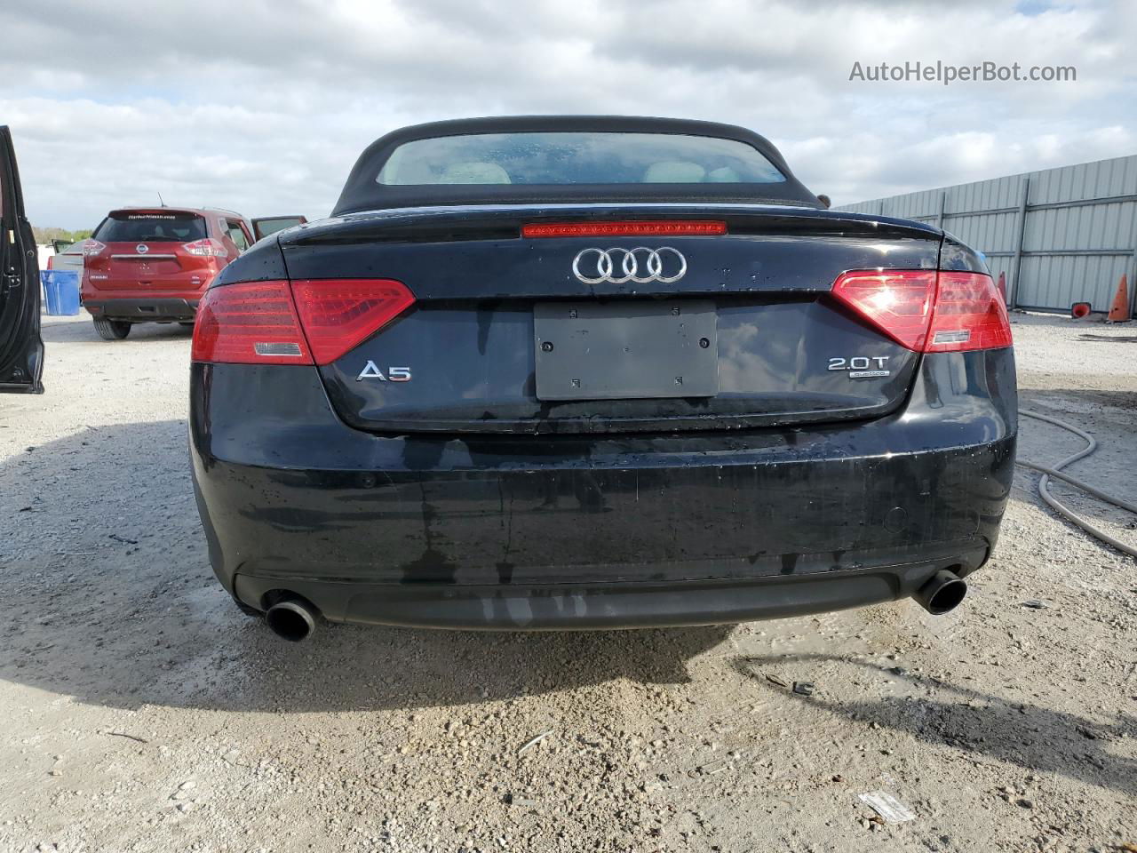 2014 Audi A5 Premium Черный vin: WAUCFAFH6EN014538