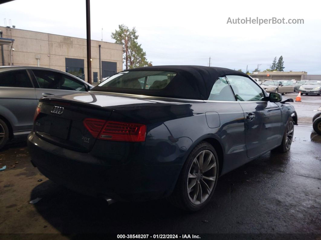 2014 Audi A5 2.0t Premium Синий vin: WAUCFAFH9EN008524