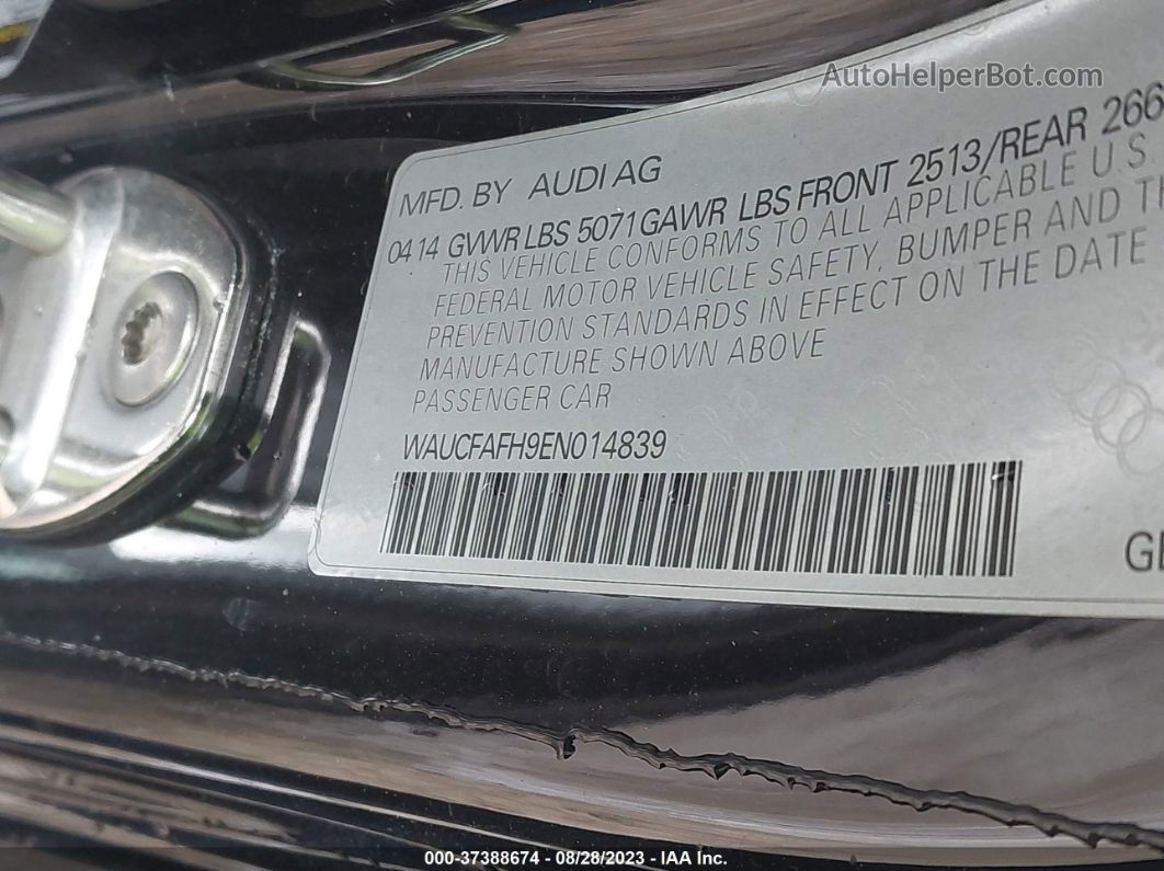 2014 Audi A5 2.0t Premium Black vin: WAUCFAFH9EN014839