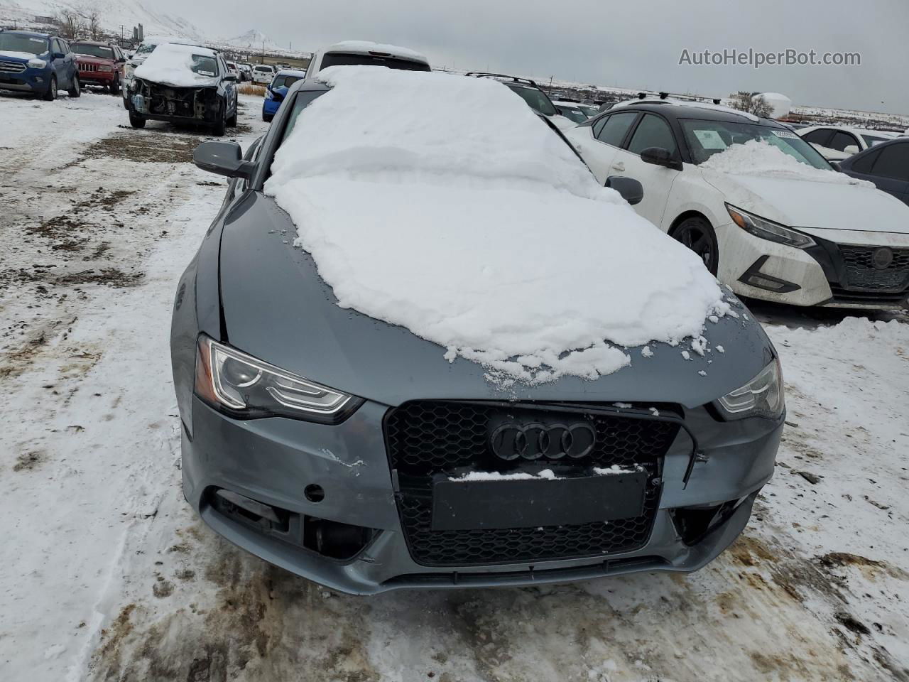 2014 Audi A5 Premium Серый vin: WAUCFAFR0EA004197