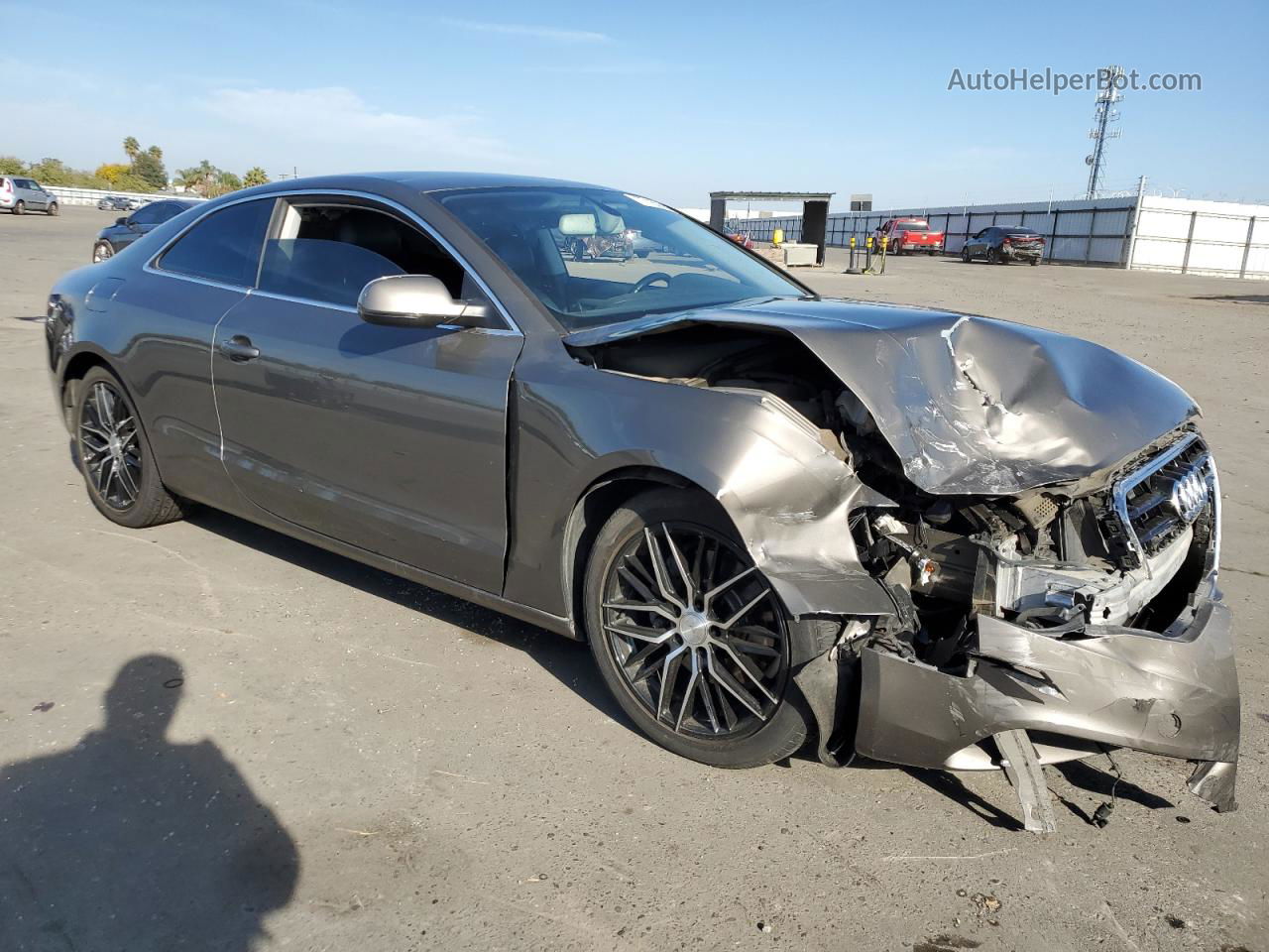 2014 Audi A5 Premium Gray vin: WAUCFAFR0EA018312