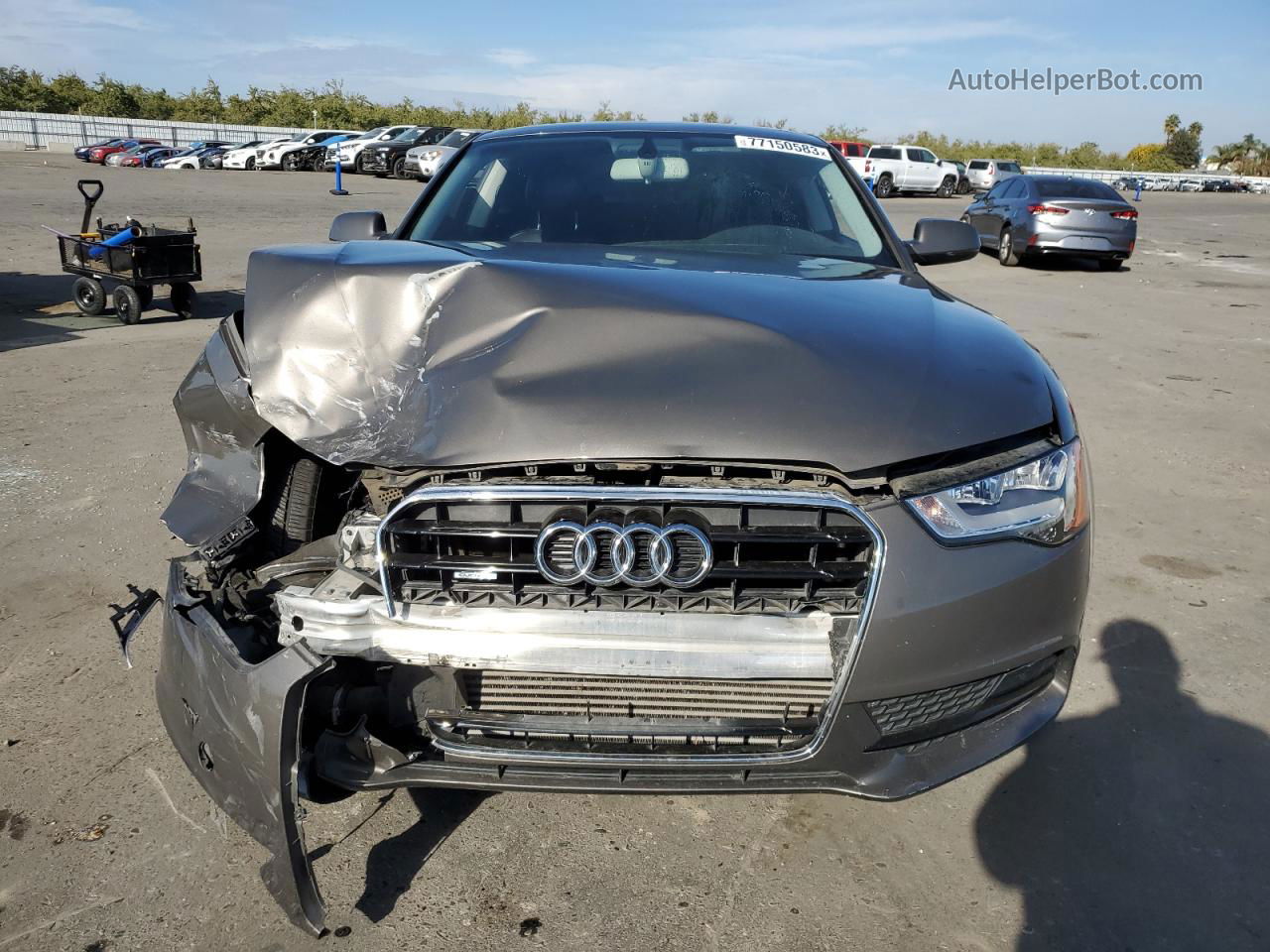 2014 Audi A5 Premium Gray vin: WAUCFAFR0EA018312