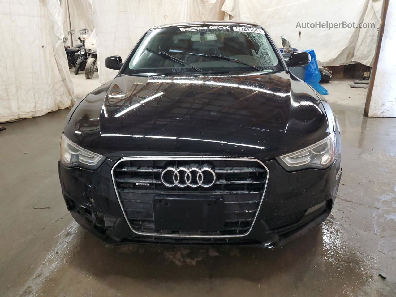 2014 Audi A5 Premium Black vin: WAUCFAFR1EA024345