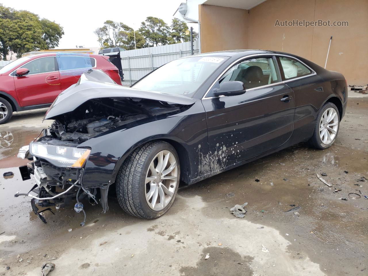 2014 Audi A5 Premium Black vin: WAUCFAFR1EA048550