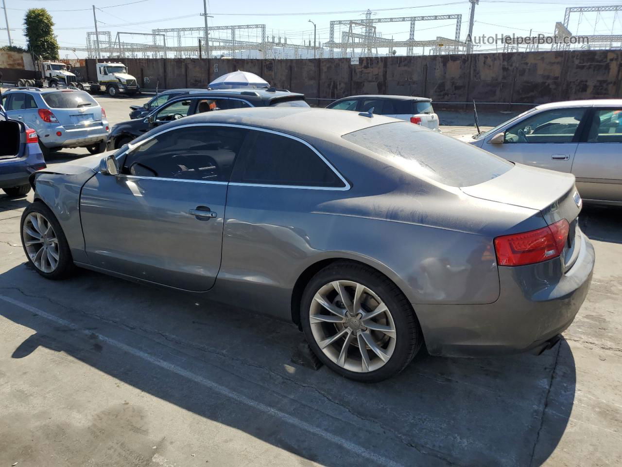 2014 Audi A5 Premium Gray vin: WAUCFAFR1EA053554