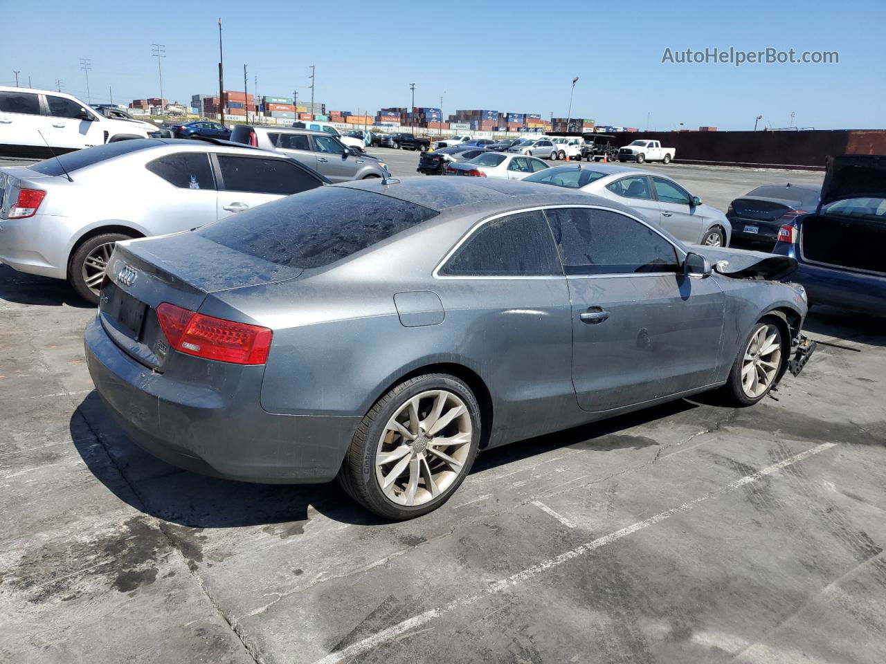 2014 Audi A5 Premium Gray vin: WAUCFAFR1EA053554