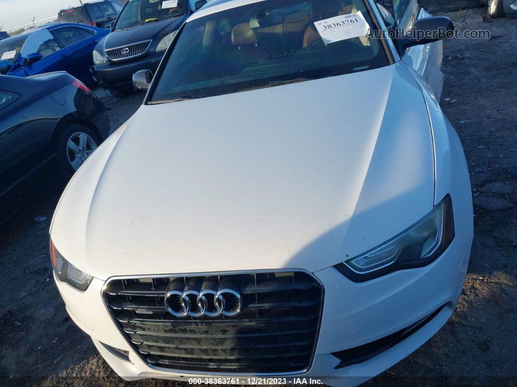 2014 Audi A5 2.0t Premium White vin: WAUCFAFR2EA064076