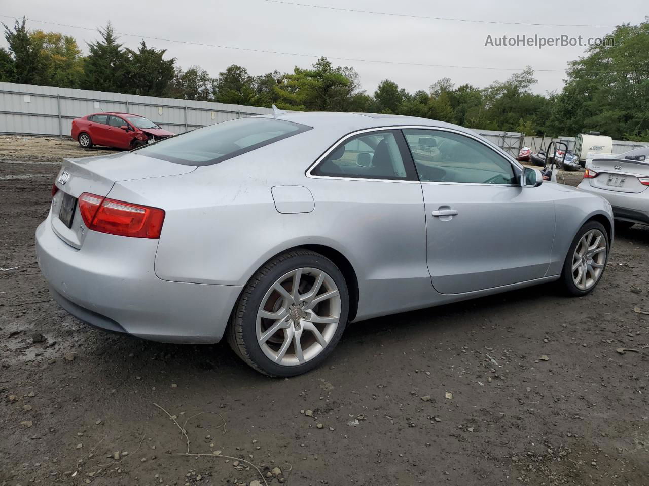 2011 Audi A5 Premium Silver vin: WAUCFAFR3BA046567