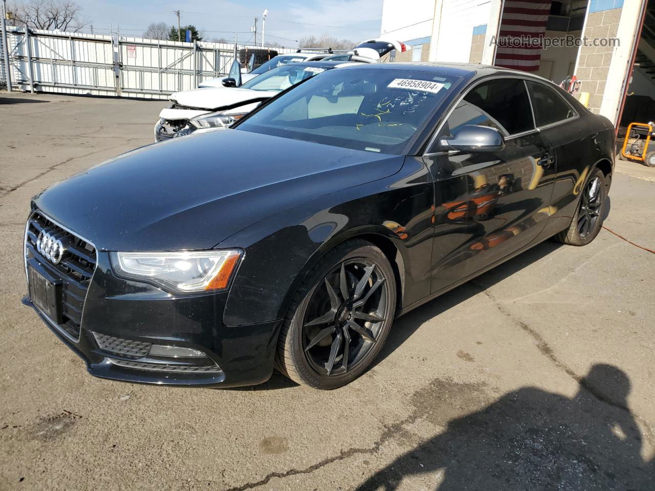 2014 Audi A5 Premium Black vin: WAUCFAFR3EA010933