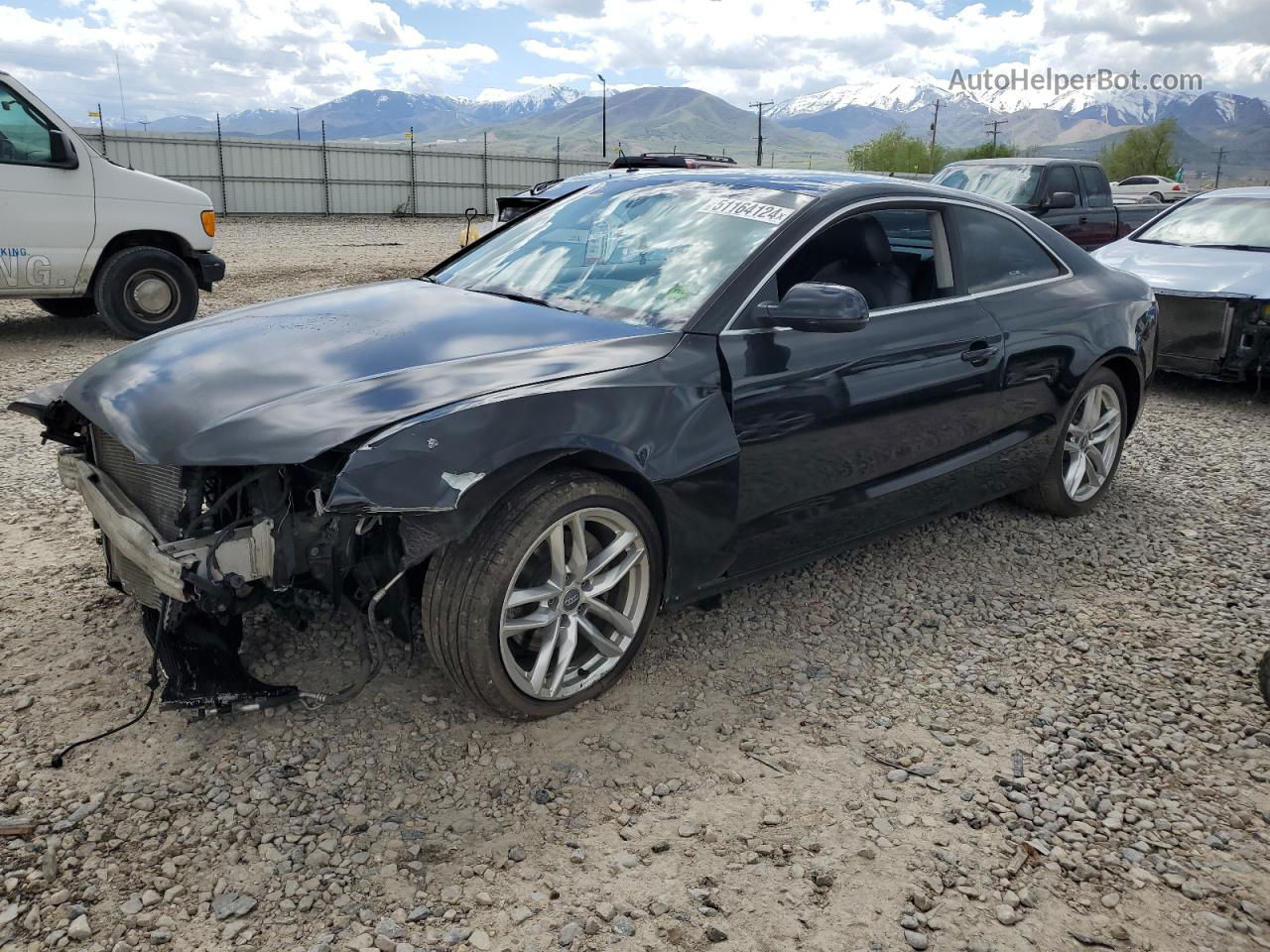 2014 Audi A5 Premium Black vin: WAUCFAFR3EA025707