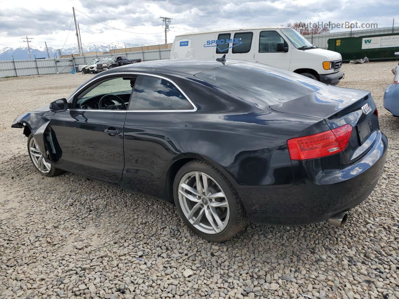 2014 Audi A5 Premium Черный vin: WAUCFAFR3EA025707