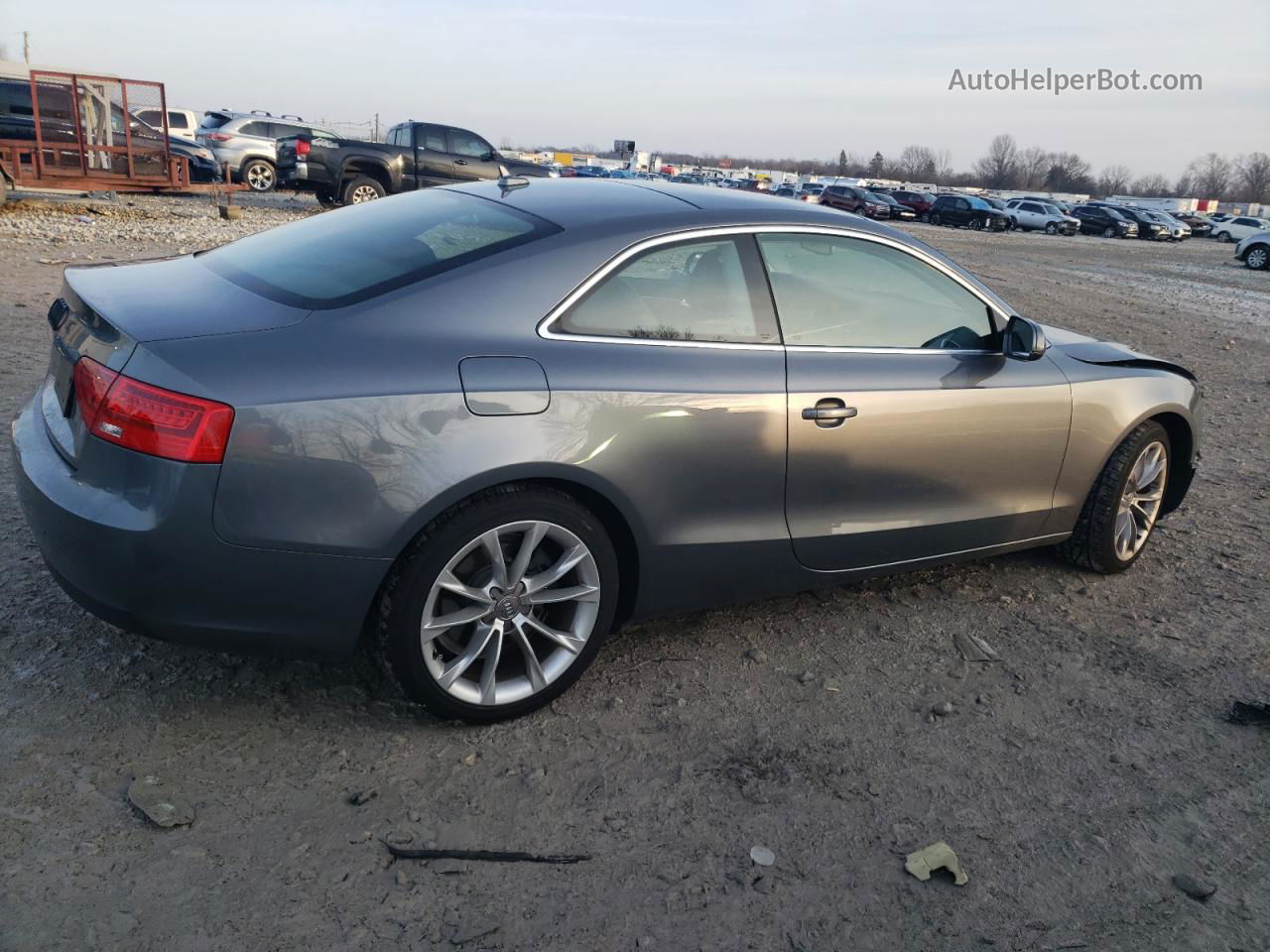 2014 Audi A5 Premium Gray vin: WAUCFAFR4EA020600