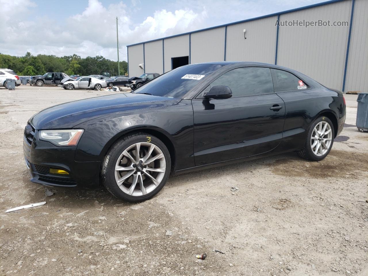 2014 Audi A5 Premium Black vin: WAUCFAFR4EA067061