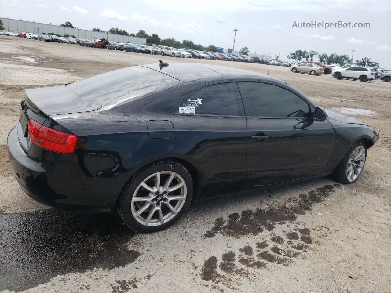 2014 Audi A5 Premium Черный vin: WAUCFAFR4EA067061