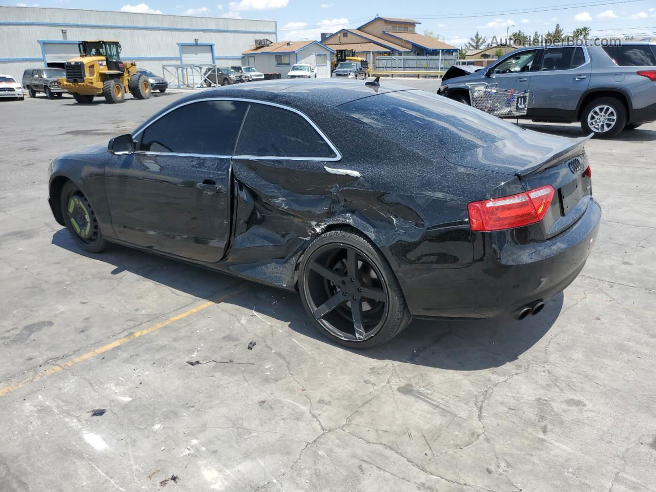 2014 Audi A5 Premium Черный vin: WAUCFAFR8EA028022