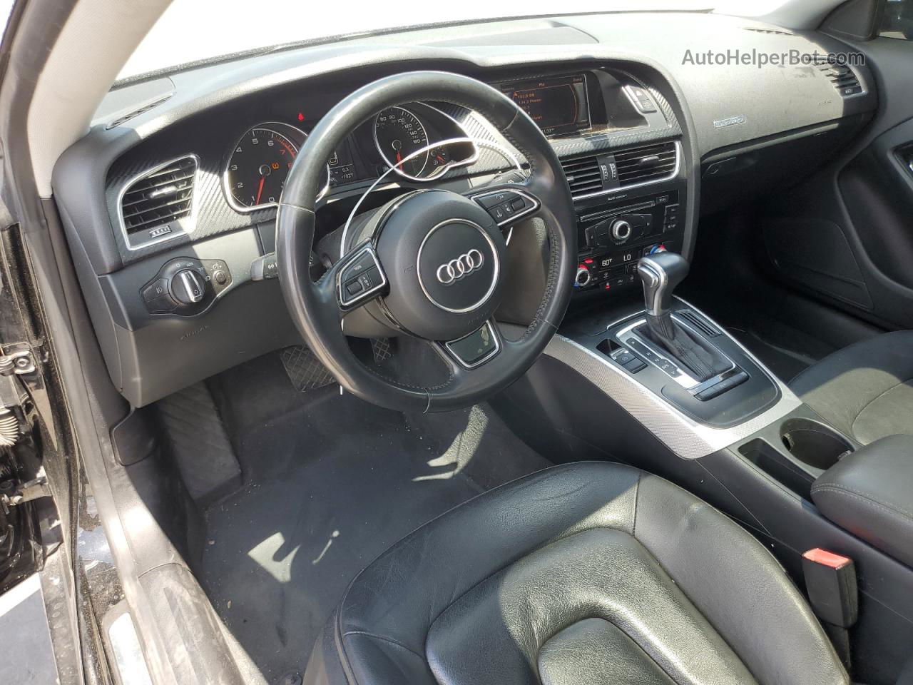 2014 Audi A5 Premium Черный vin: WAUCFAFR8EA028022