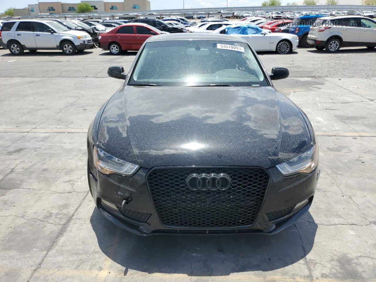 2014 Audi A5 Premium Black vin: WAUCFAFR8EA028022