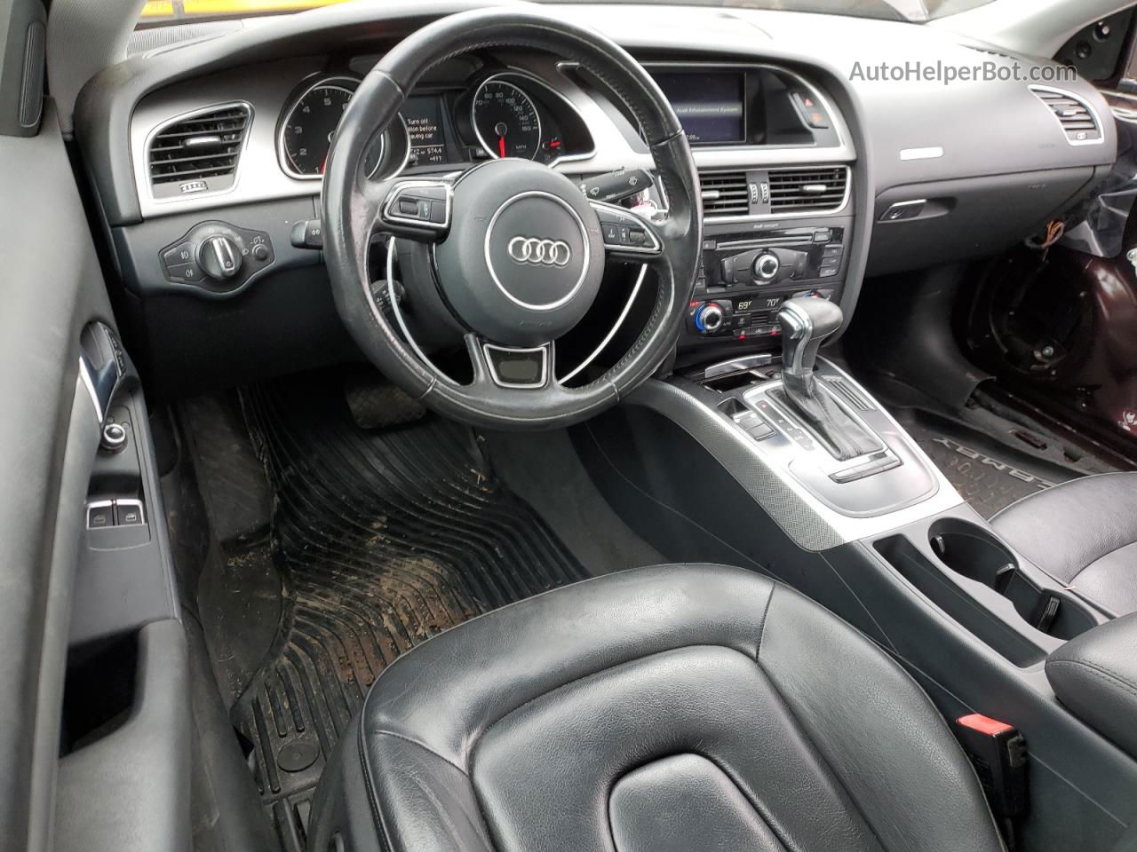 2014 Audi A5 Premium Purple vin: WAUCFAFR8EA041708