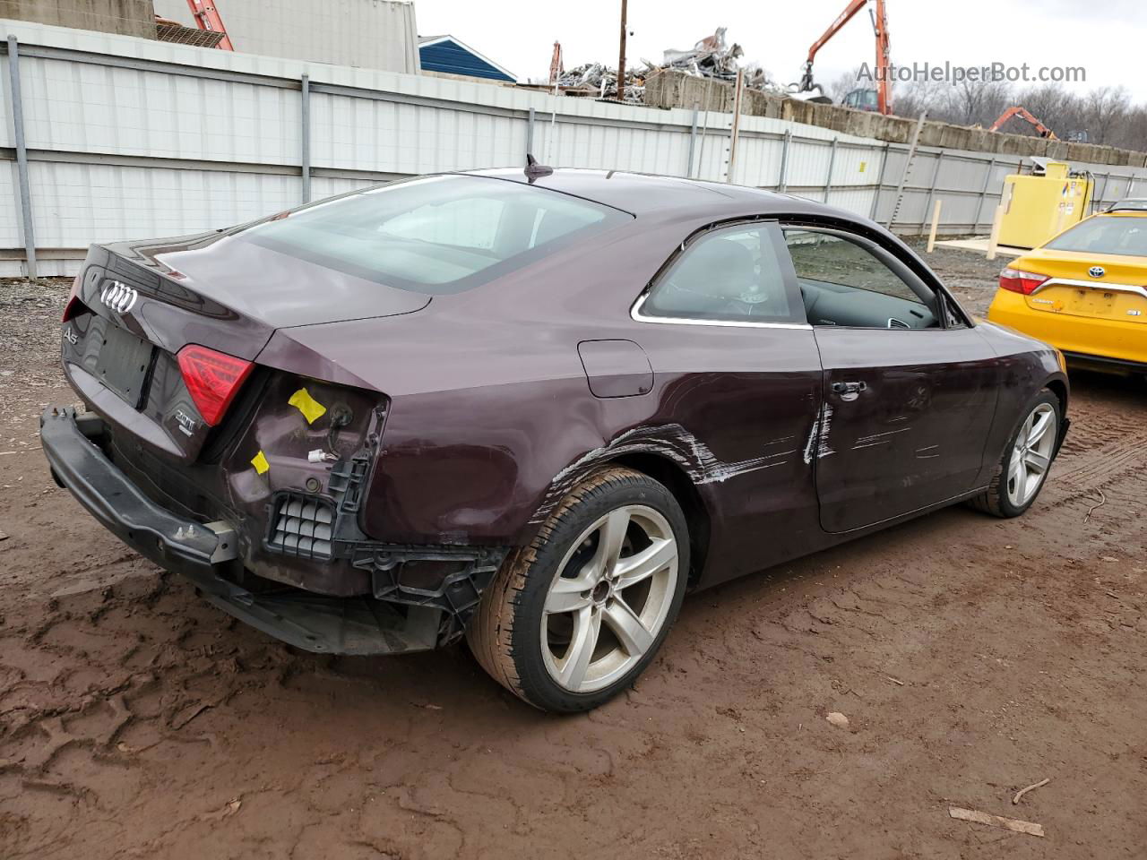 2014 Audi A5 Premium Purple vin: WAUCFAFR8EA041708