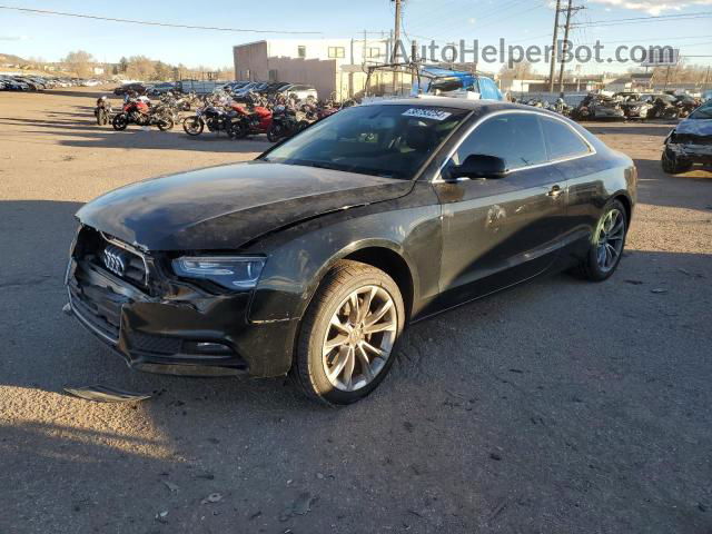 2014 Audi A5 Premium Black vin: WAUCFAFR8EA063451