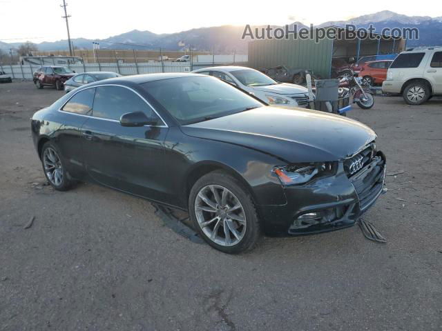 2014 Audi A5 Premium Black vin: WAUCFAFR8EA063451