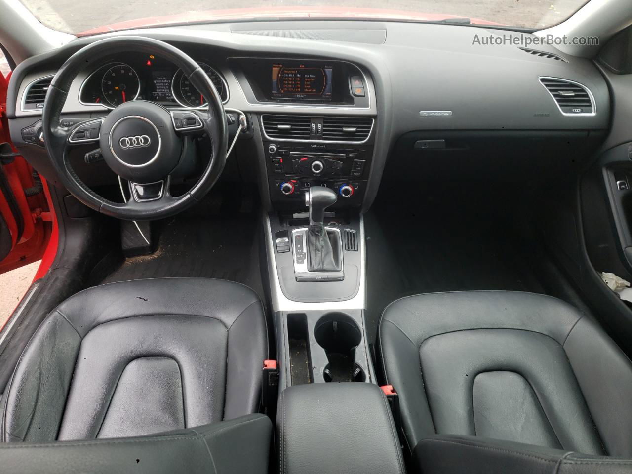 2014 Audi A5 Premium Красный vin: WAUCFAFR9EA064379