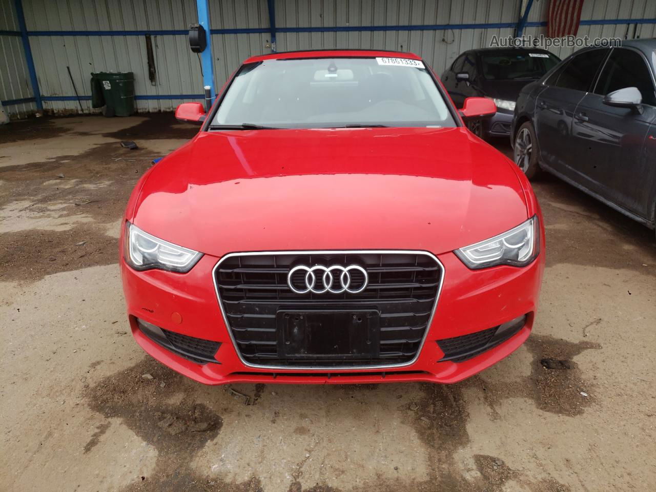 2014 Audi A5 Premium Красный vin: WAUCFAFR9EA064379