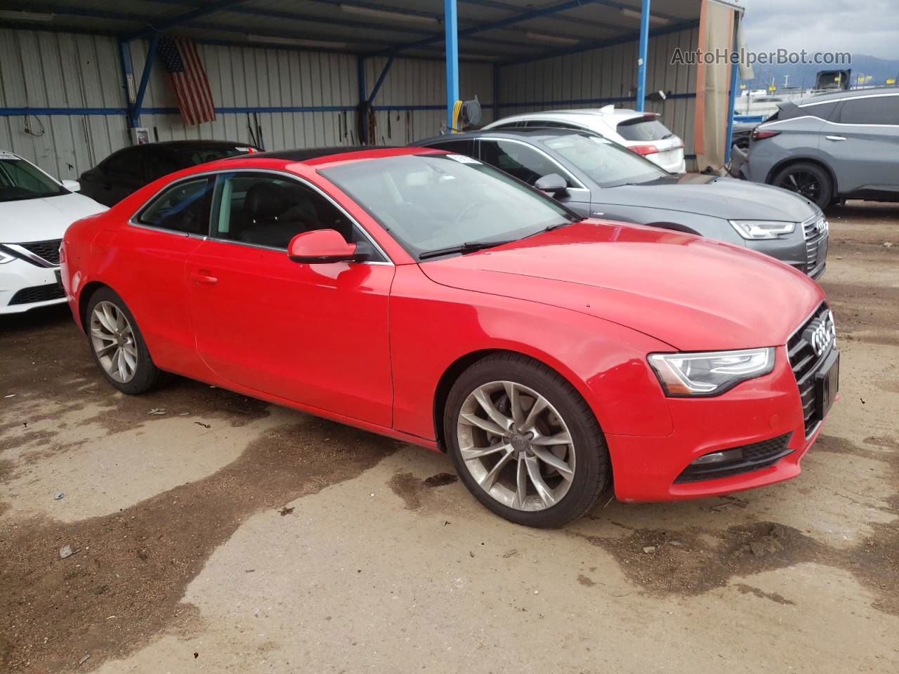 2014 Audi A5 Premium Red vin: WAUCFAFR9EA064379