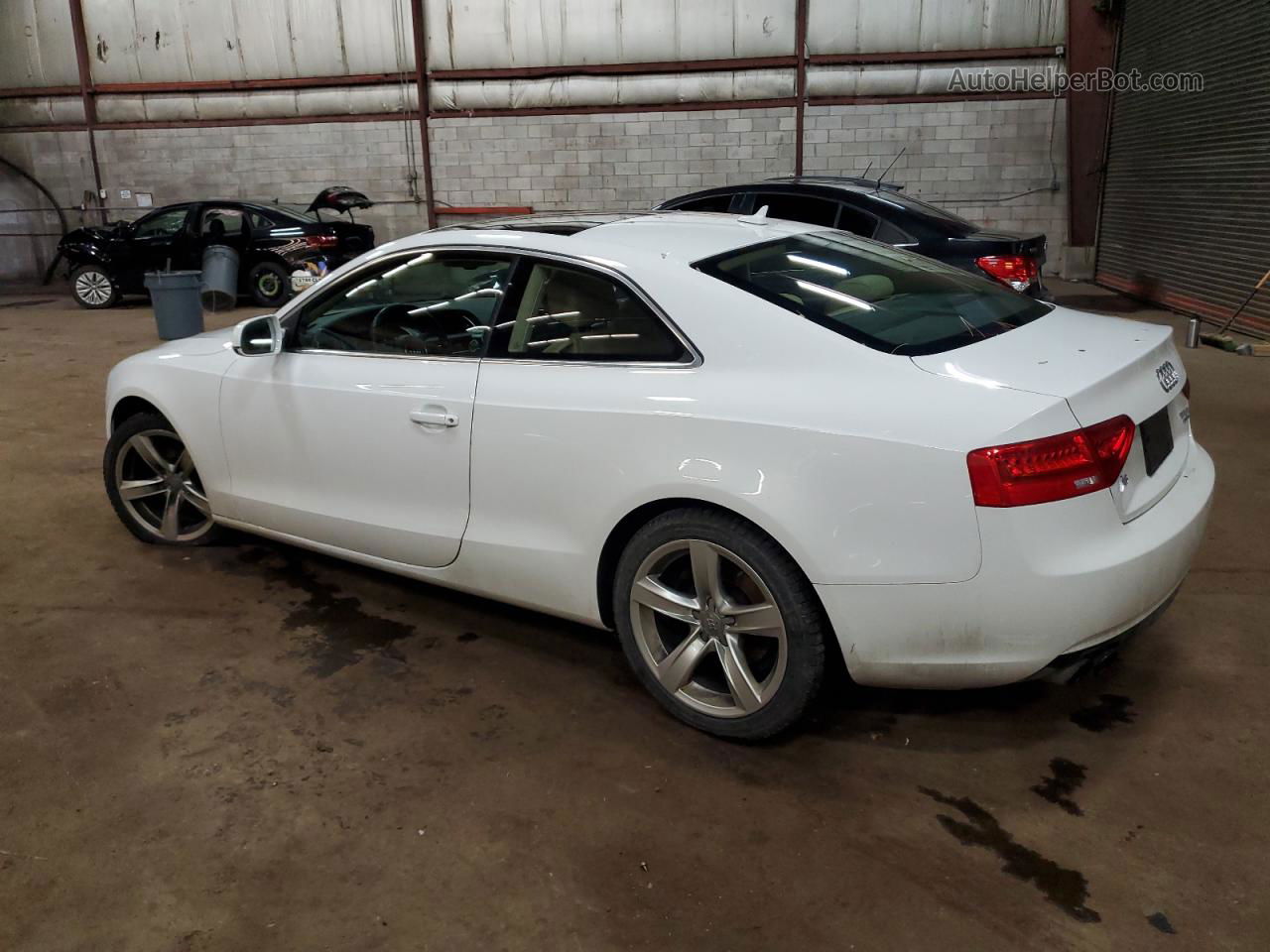 2014 Audi A5 Premium White vin: WAUCFBFR4EA059855