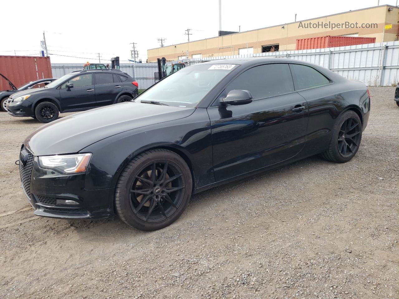 2014 Audi A5 Premium Black vin: WAUCFBFRXEA059827